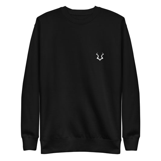 Kudu Print Black Sweatshirt